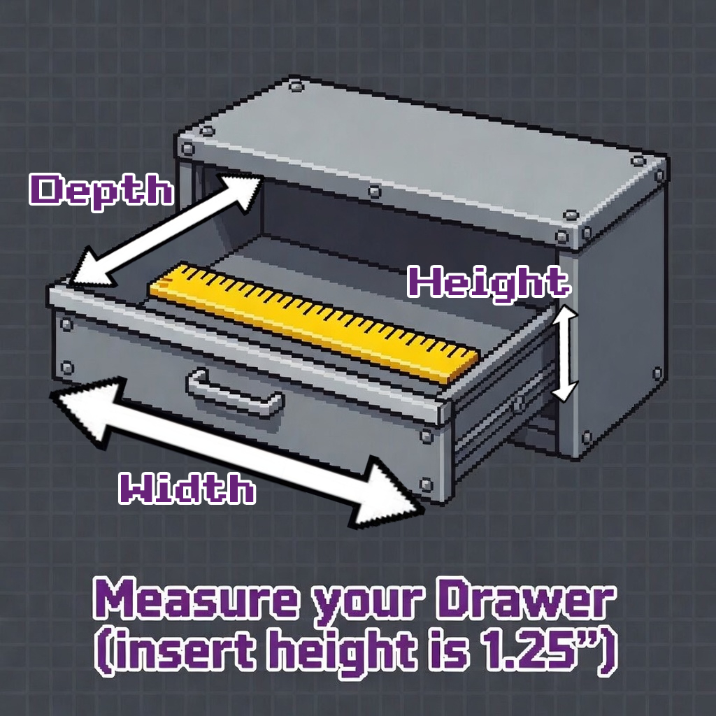 How to measure your drawer