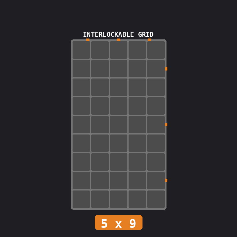 Industrial (Gunmetal / Orange)