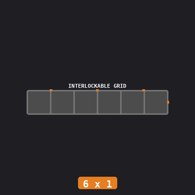 Industrial (Gunmetal / Orange)