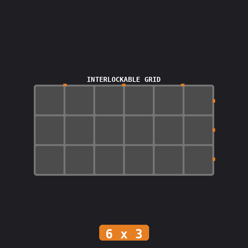 Industrial (Gunmetal / Orange)