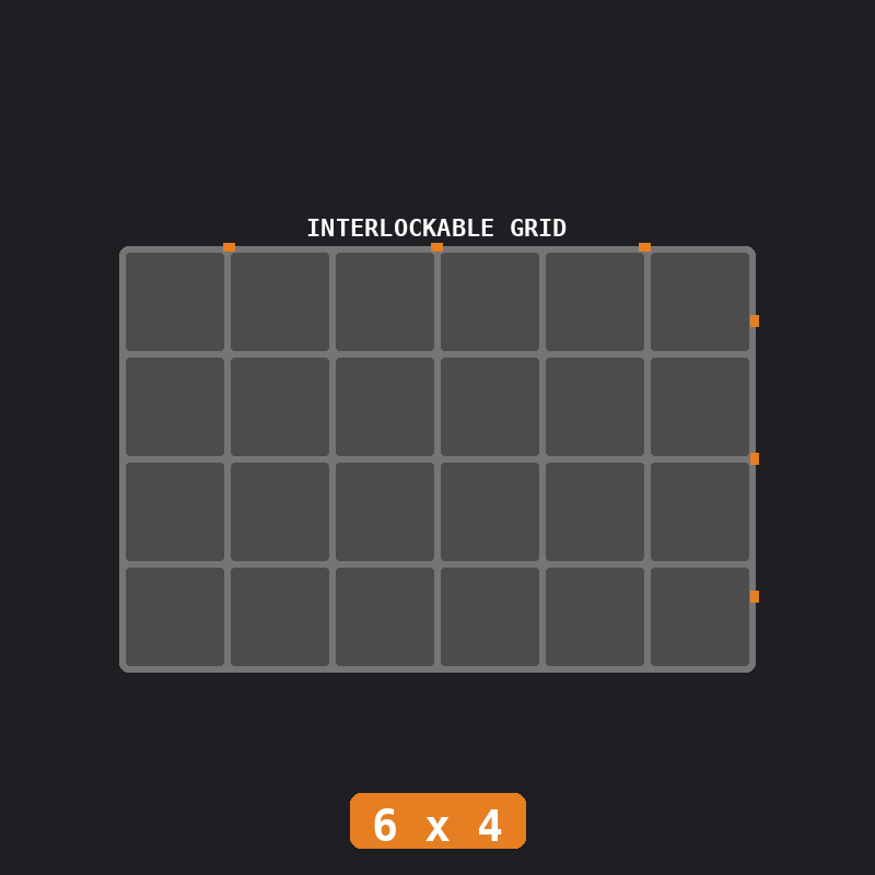 Industrial (Gunmetal / Orange)