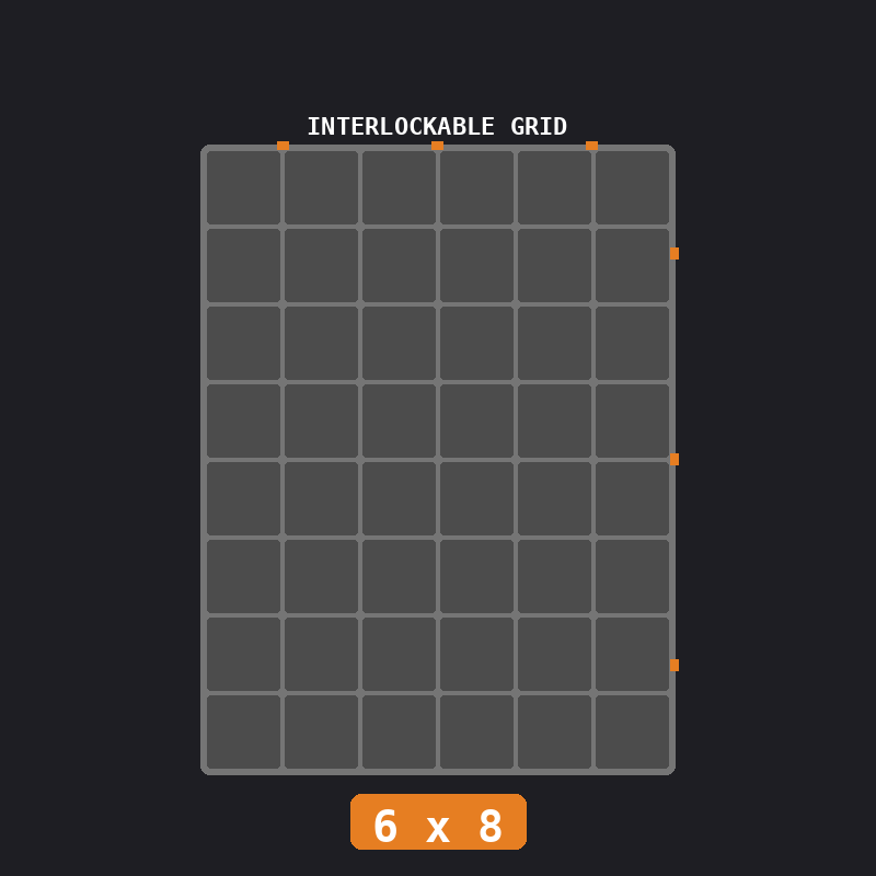 Industrial (Gunmetal / Orange)