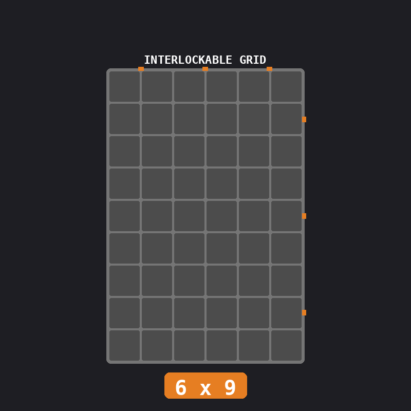 Industrial (Gunmetal / Orange)