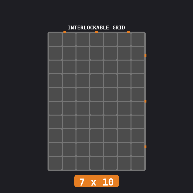 Industrial (Gunmetal / Orange)