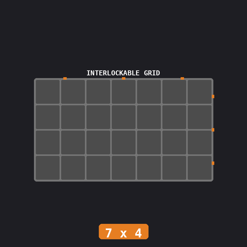 Industrial (Gunmetal / Orange)