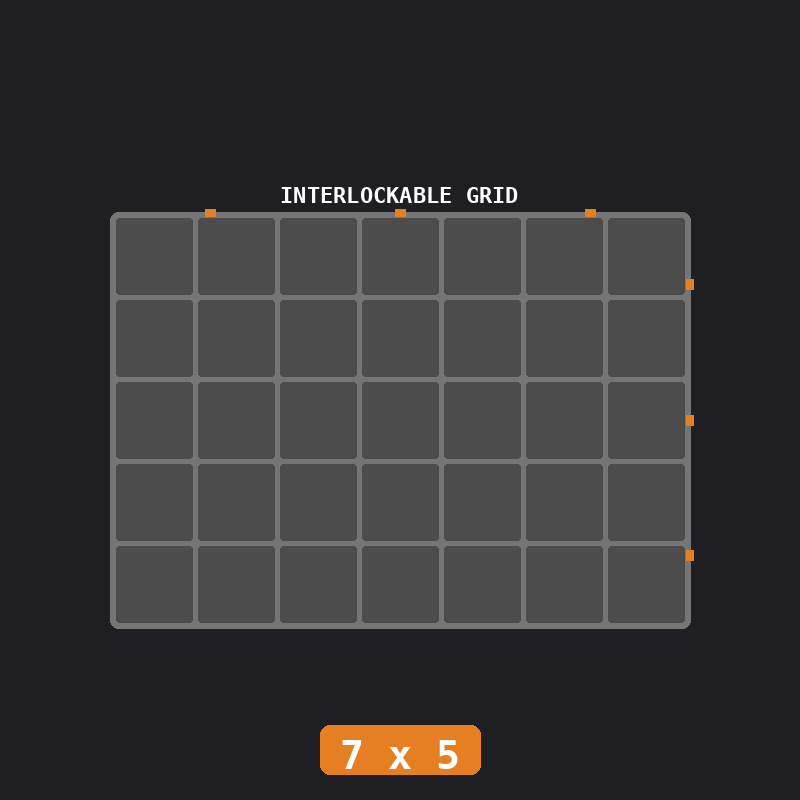 Industrial (Gunmetal / Orange)