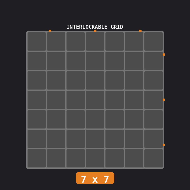 Industrial (Gunmetal / Orange)