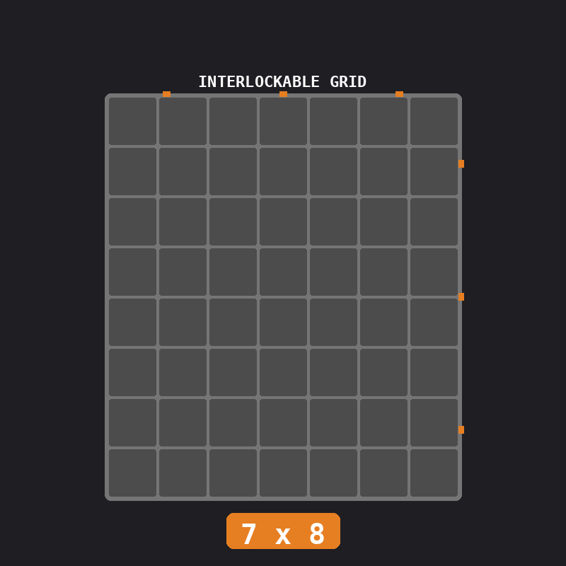 Industrial (Gunmetal / Orange)