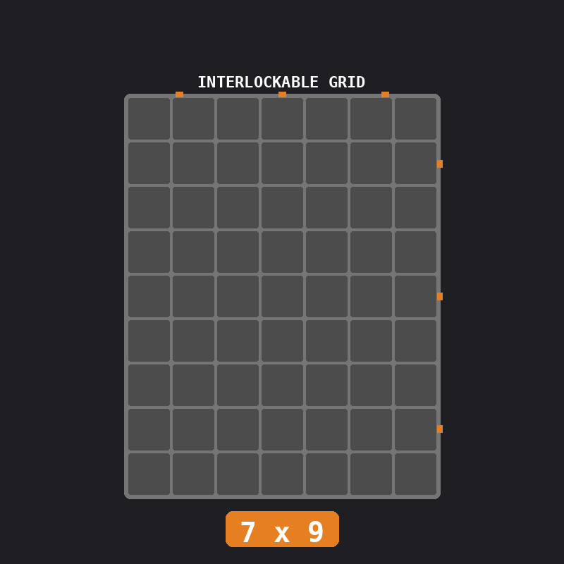 Industrial (Gunmetal / Orange)