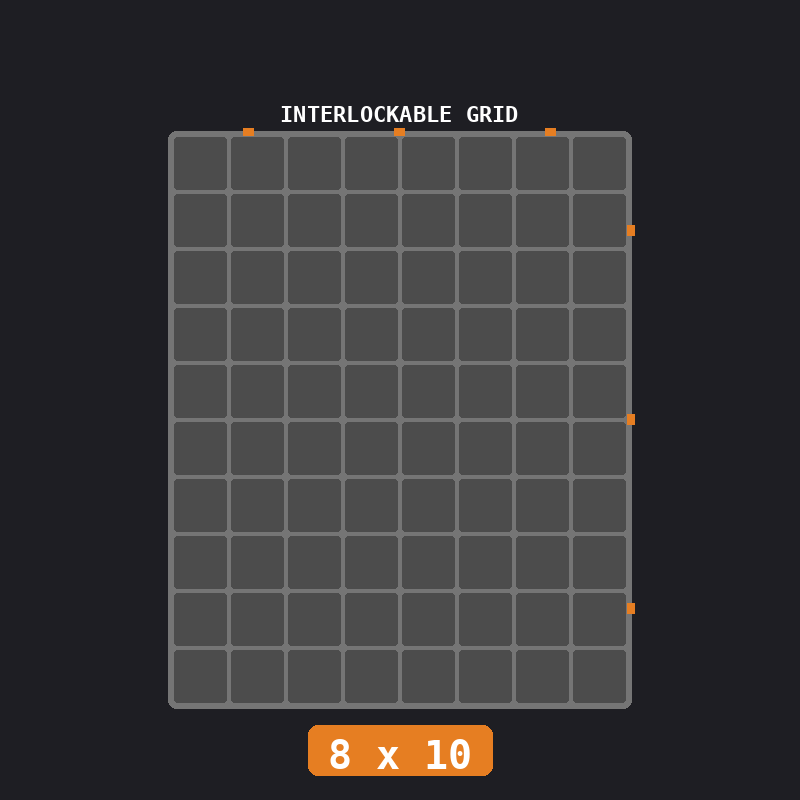 Industrial (Gunmetal / Orange)