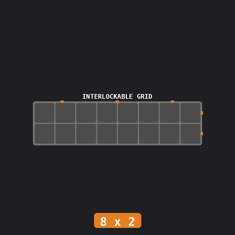 Industrial (Gunmetal / Orange)