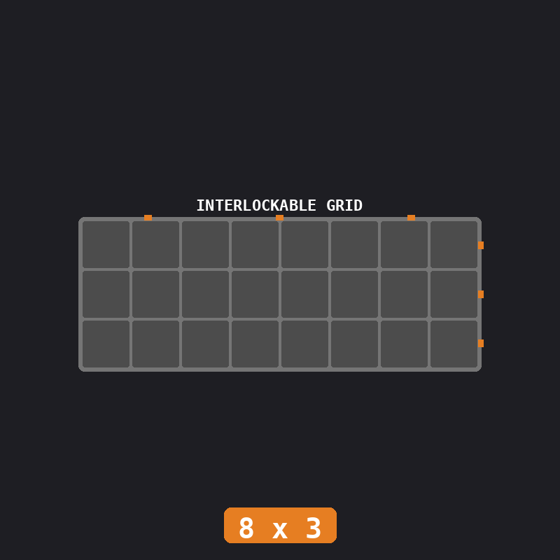 Industrial (Gunmetal / Orange)