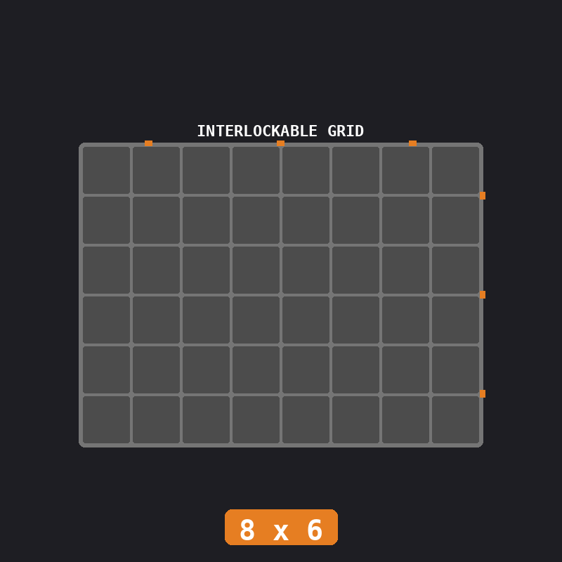 Industrial (Gunmetal / Orange)