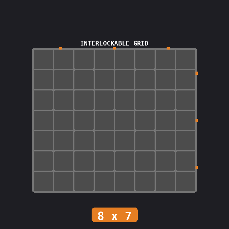 Industrial (Gunmetal / Orange)