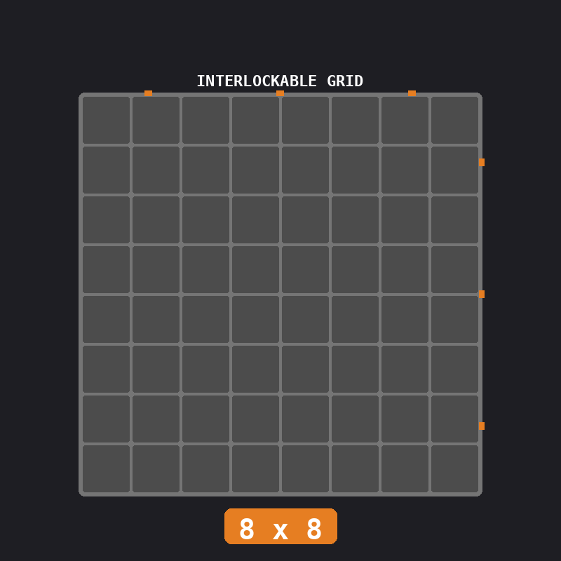 Industrial (Gunmetal / Orange)