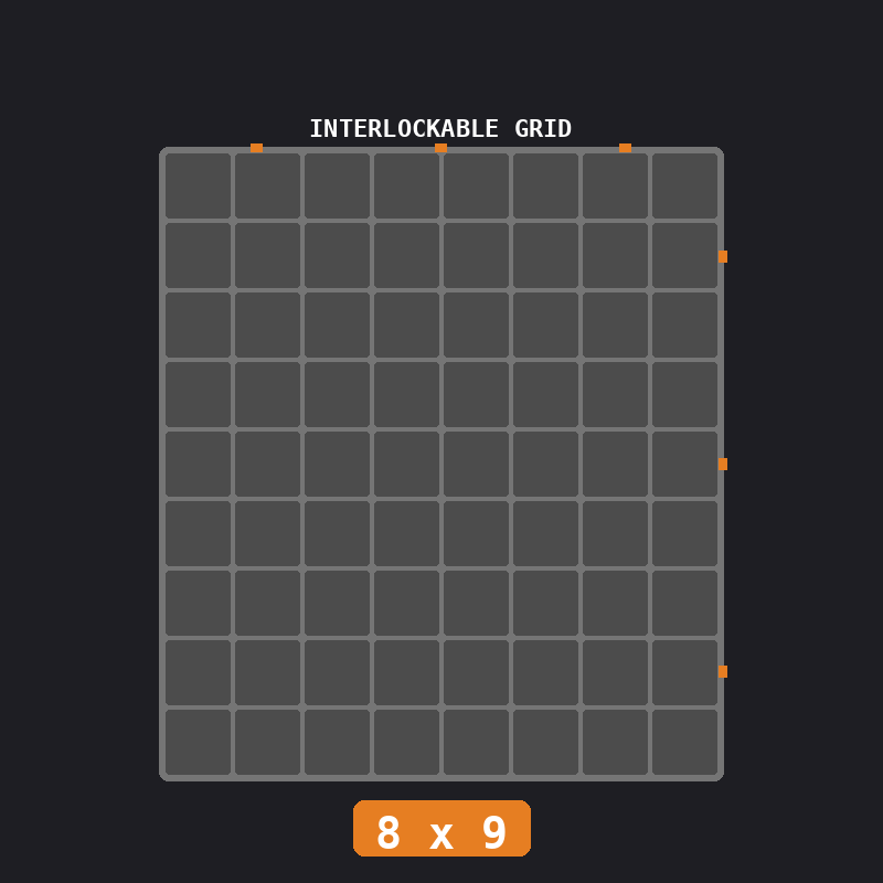 Industrial (Gunmetal / Orange)