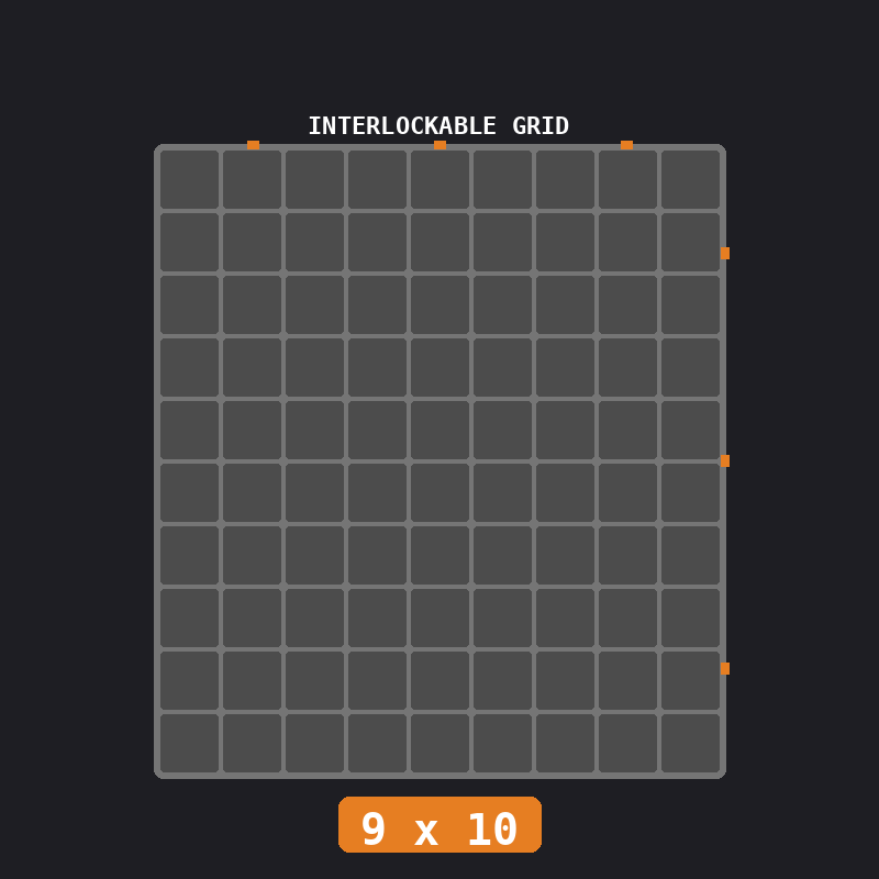 Industrial (Gunmetal / Orange)