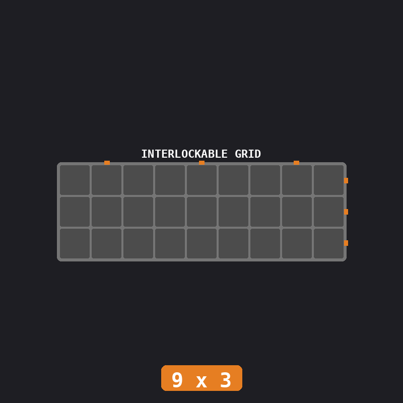 Industrial (Gunmetal / Orange)