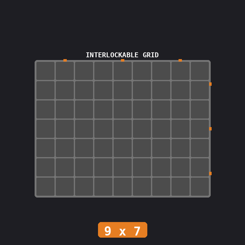 Industrial (Gunmetal / Orange)