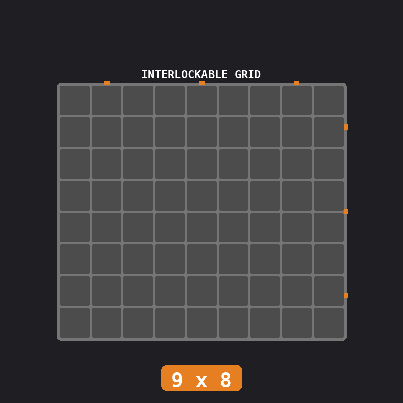 Industrial (Gunmetal / Orange)