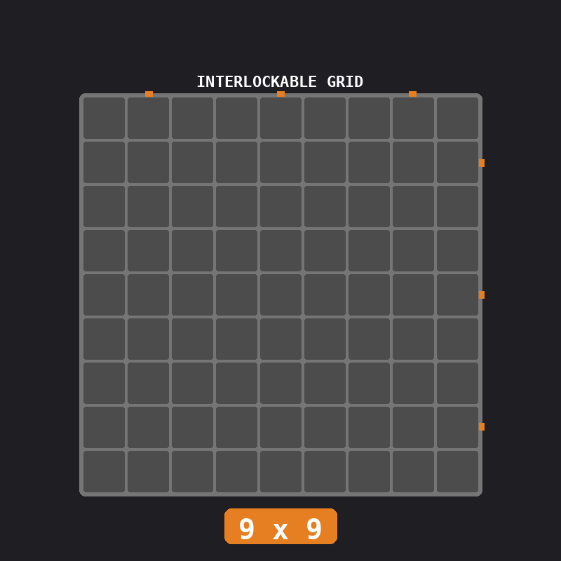 Industrial (Gunmetal / Orange)