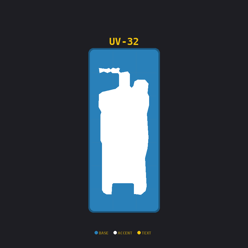Clean (Blue / White)