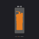 Industrial (Gunmetal / Orange)