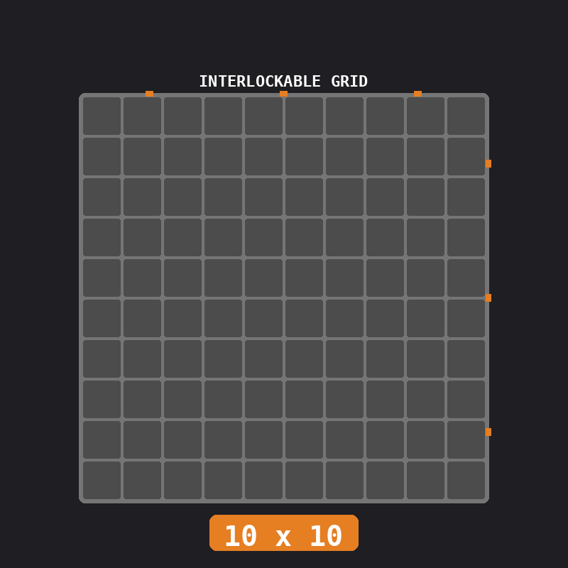 Industrial (Gunmetal / Orange)