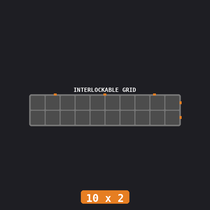 Industrial (Gunmetal / Orange)