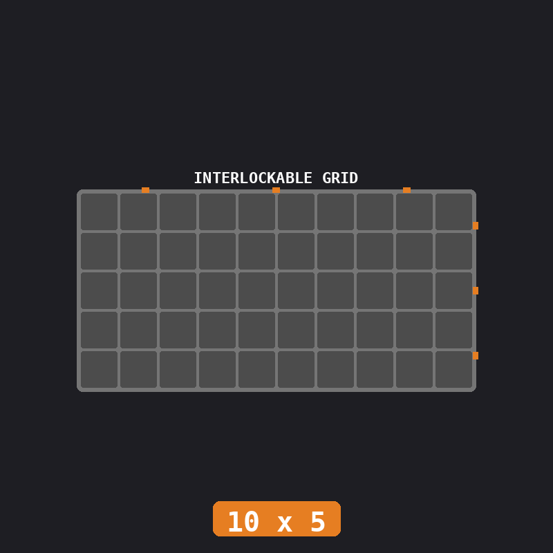 Industrial (Gunmetal / Orange)