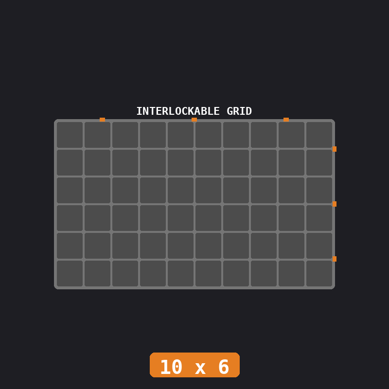 Industrial (Gunmetal / Orange)