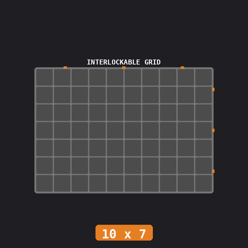 Industrial (Gunmetal / Orange)