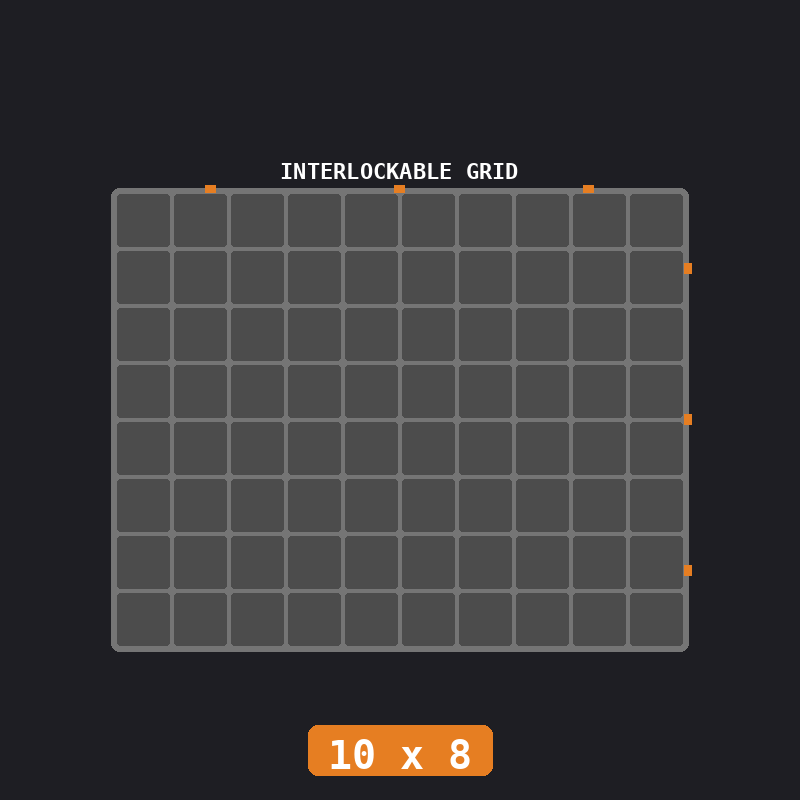 Industrial (Gunmetal / Orange)