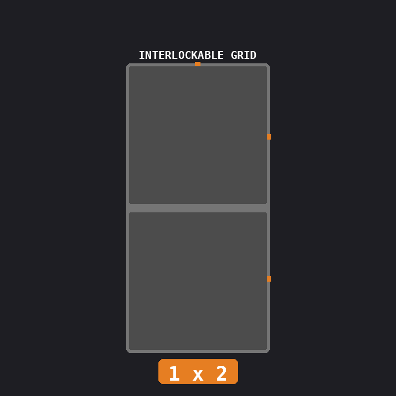 Industrial (Gunmetal / Orange)