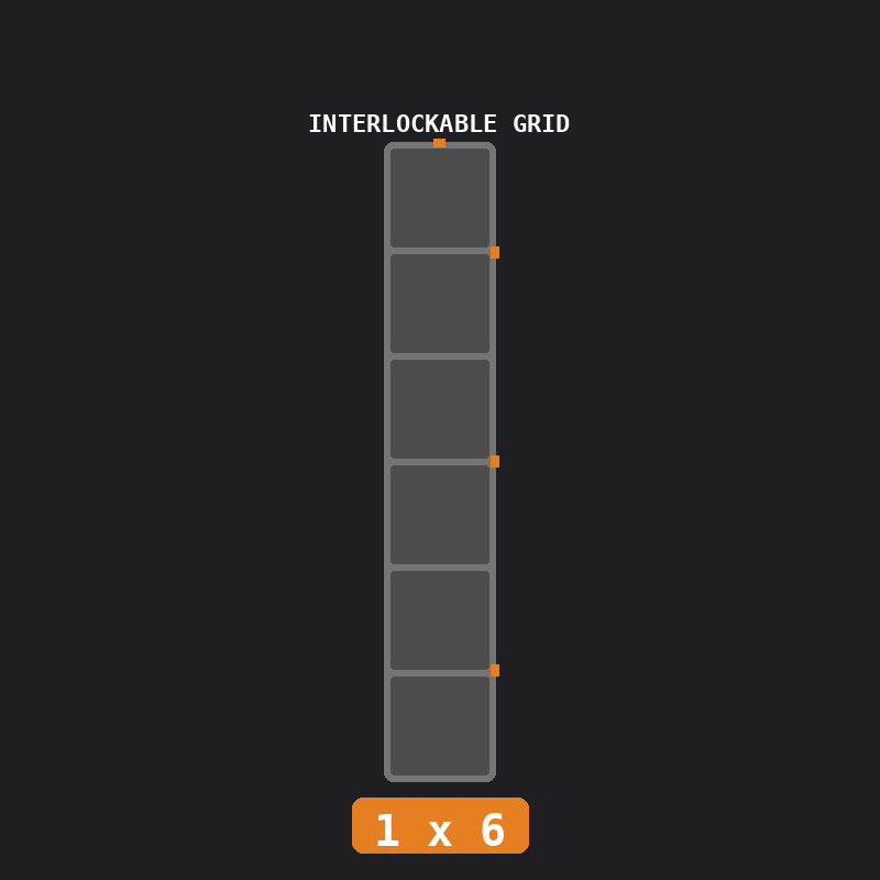 Industrial (Gunmetal / Orange)