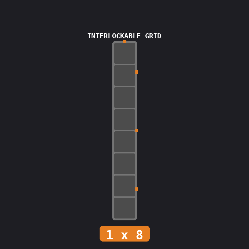 Industrial (Gunmetal / Orange)