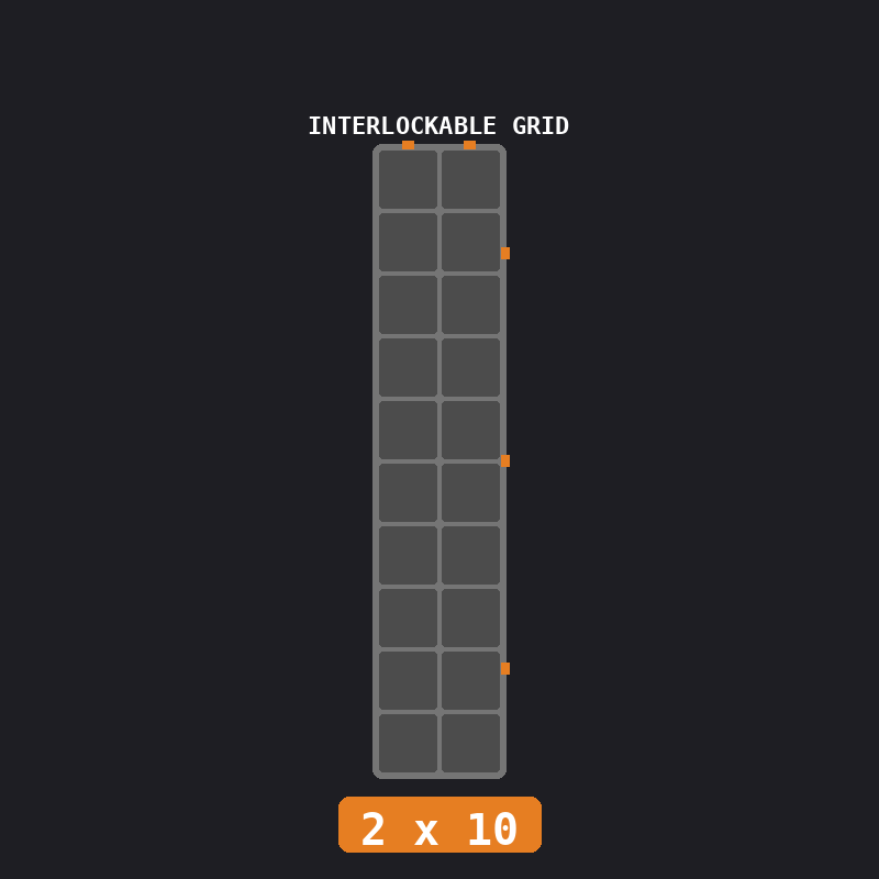 Industrial (Gunmetal / Orange)