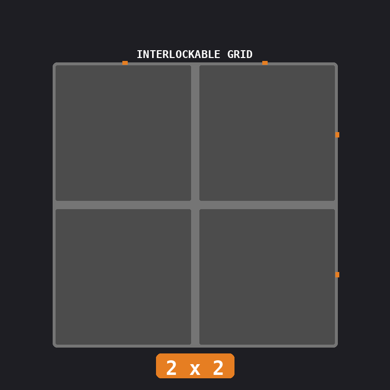 Industrial (Gunmetal / Orange)