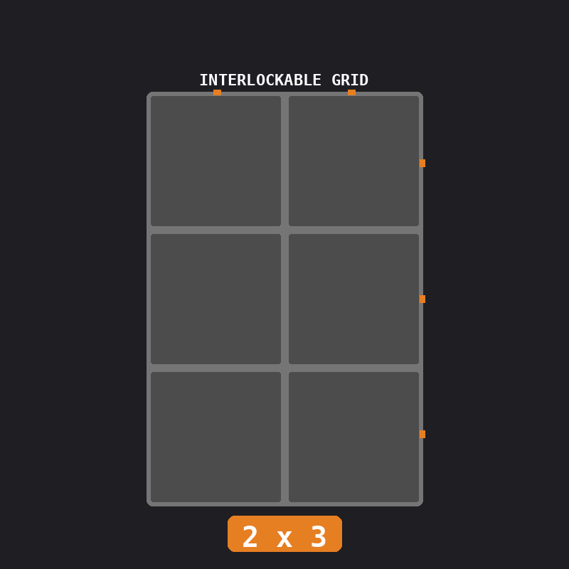 Industrial (Gunmetal / Orange)