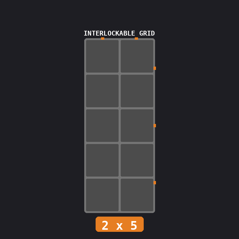 Industrial (Gunmetal / Orange)