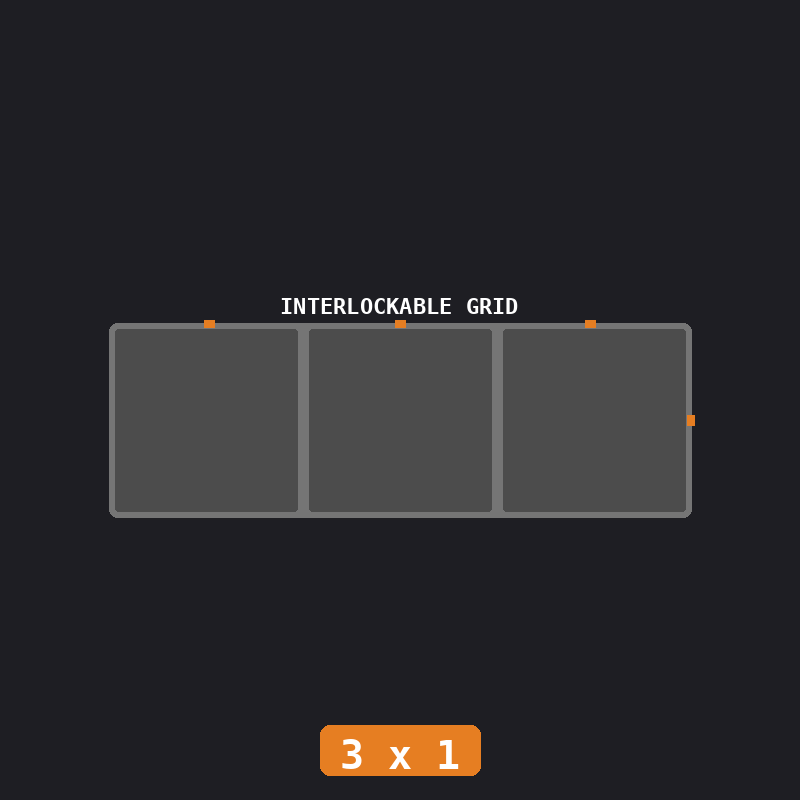 Industrial (Gunmetal / Orange)