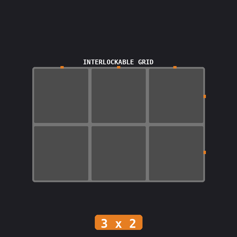 Industrial (Gunmetal / Orange)