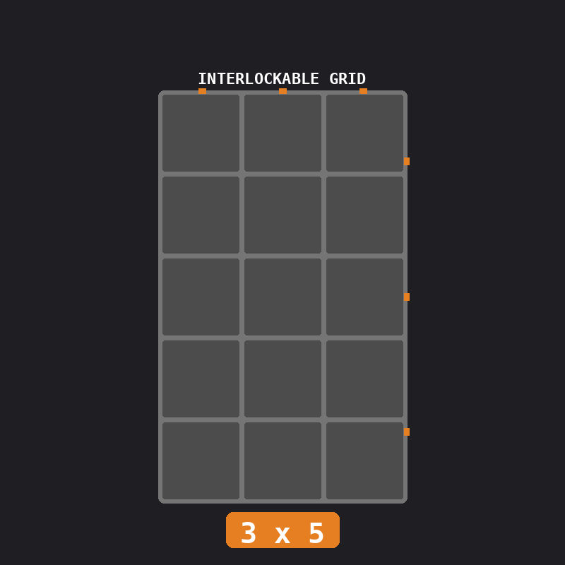 Industrial (Gunmetal / Orange)