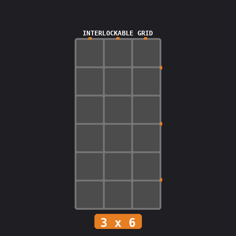 Industrial (Gunmetal / Orange)