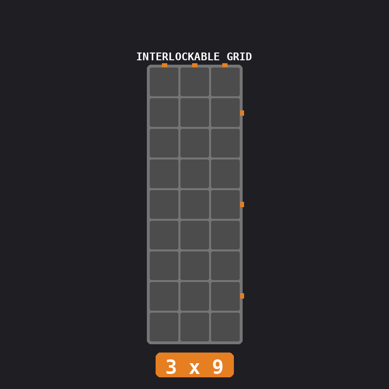 Industrial (Gunmetal / Orange)