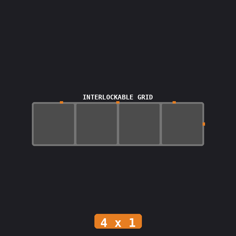 Industrial (Gunmetal / Orange)