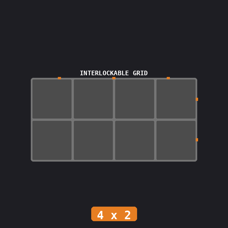 Industrial (Gunmetal / Orange)