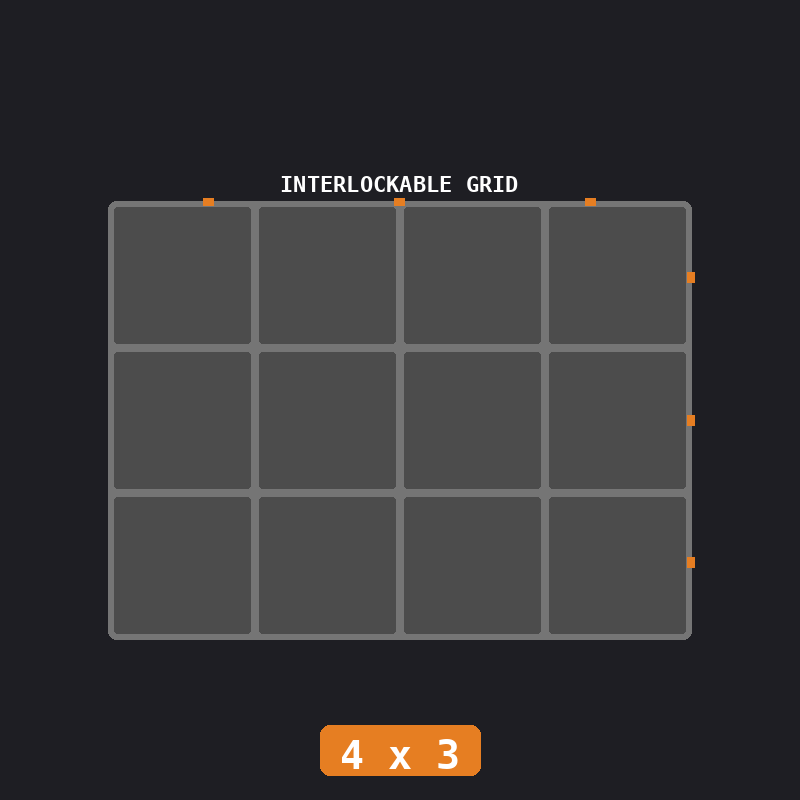 Industrial (Gunmetal / Orange)