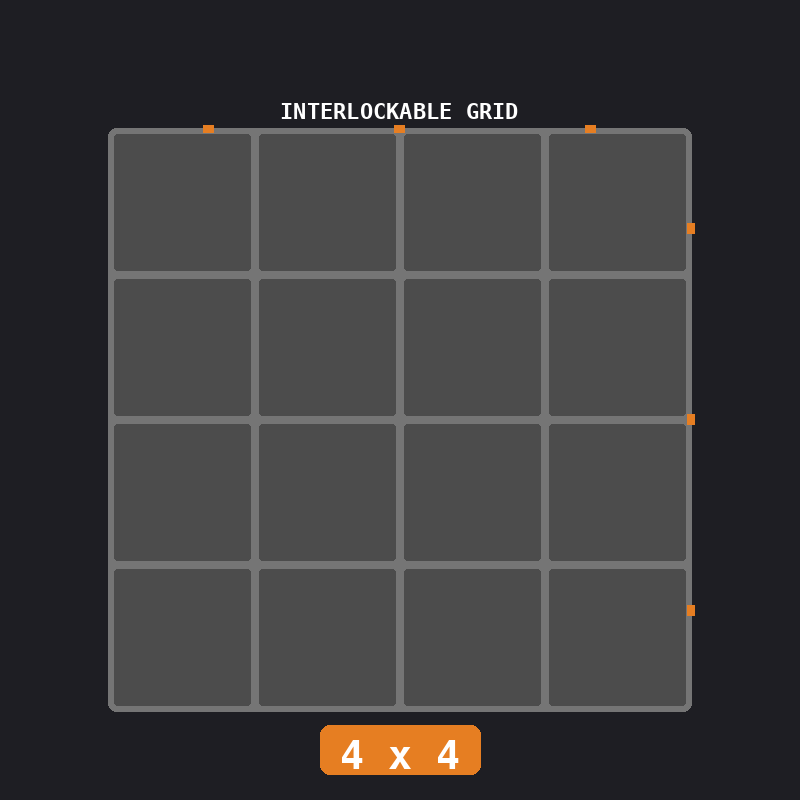 Industrial (Gunmetal / Orange)