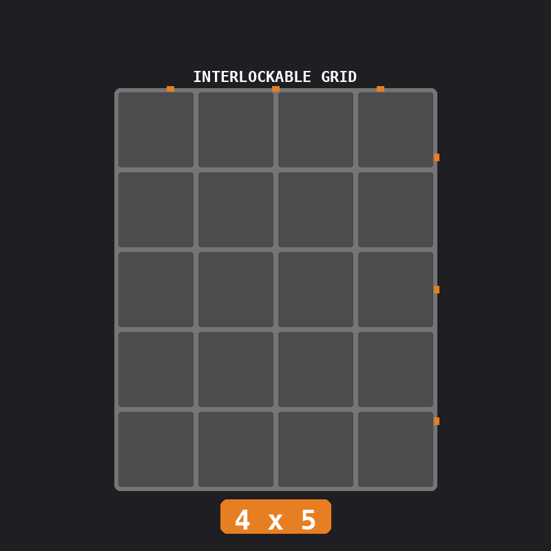 Industrial (Gunmetal / Orange)